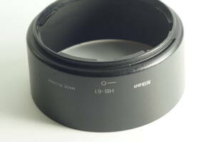 plnyeA011[キレイ 送料無料] NIKON HB-61 NIKKOR AF-S DX Micro NIKKOR 40mm Ｆ2.8G用 ニコン フード