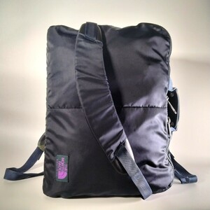 ノースフェイス パープルレーベル 3way NN7301N ビジネスバッグ リュック ショルダー ナイロン レザー 2層 メンズ 迷彩 紺 NORTH FACE 2室