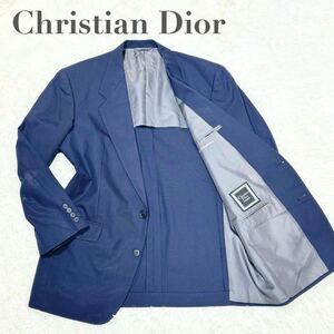 【Lサイズ相当】Christian Dior MONSIEUR テーラードジャケット ネイビー ヴィンテージ クリスチャンディオール