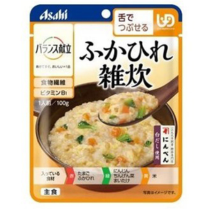 （6個セット）ふかひれ雑炊 100g／バランス献立（アサヒグループ食品）舌でつぶせる固さの介護食