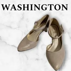 【希少・人気】WASHINGTON パーティーシューズ パンプス 23.5センチ