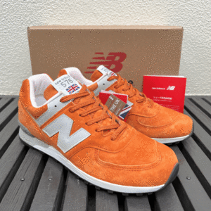 廃番 限定モデル New Balance M576POG Orange×Gray UK製 US8 26cm スウェード 新品 イギリス英国製 オレンジ×グレー NB スニーカー