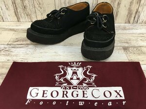 153B GEORGE COX GIBSON ジョージコックス ギブソン ラバーソール 3588 ブラック【中古】