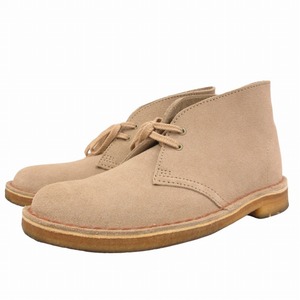 クラークス clarks デザートブーツ シューズ ショート スエード US 6.5 23cm ベージュ 13292 /FF 0823 レディース