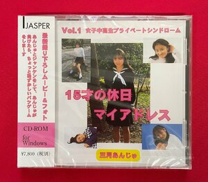 CD-ROM／Windows JASPER Vol.1 女子中高生プライベートシンドローム 15才の休日マイアドレス／三月あんじゅ JAW-21 当時モノ 希少　D1478