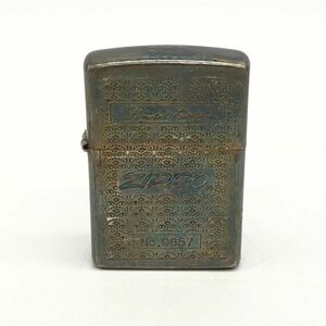 【27098】Zippo ジッポー オイルライター リミテッドエディション №0657 着火未確認 ヴィンテージ 経年保管品 中古 レターパックライト