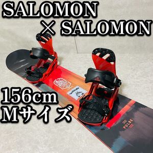 SALOMON サロモン PULSE 156cm Mサイズ ビンディング メンズ スノーボード スノボー バインディング 初心者