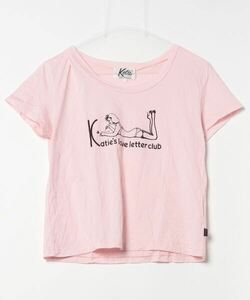「Katie」 半袖Tシャツ SMALL ピンク レディース