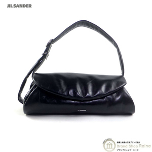 ジルサンダー （JIL SANDER） Cannolo Padded Grande カンノーロ パディング グランデ ハンド バッグ J08WD0056 ブラック（新品）