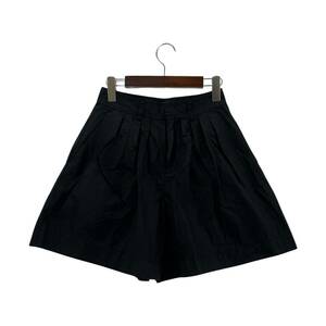 ゆうパケットOK LE CIEL LEU ルシェルブルー キュロット パンツ size34/ブラック