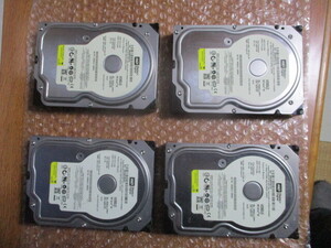 4個..Western Digital☆3.5インチHDD(ハードディスク)☆80GB SATA ☆WD800JD☆中古品