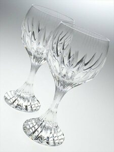 n711 Baccarat バカラ クリスタル マッセナ ペア ワイングラス 16.2cm 2客