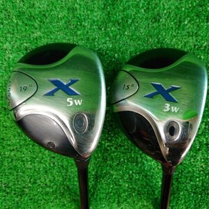 【FW2本セット】キャロウェイ　Callaway　X　3W　5W　右　CS0005