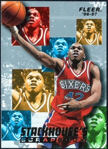 【ジェリースタックハウス】NBA96-97 Fleer Scrapbook #S9 JerryStackhouse/Philadelphia76ers