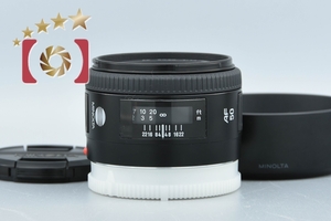 【中古】MINOLTA ミノルタ AF 50mm f/1.4 New