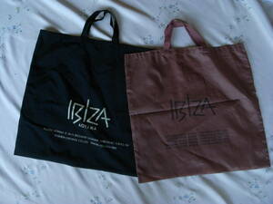 IBIZA　ショッピングバッグ　エコバッグ　収納袋　2枚　大きめ