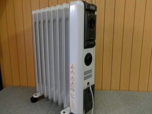 今回1度のみ値下げ！動作確認済　空気が悪くならない イタリア製 デロンギ オイルヒーター W350812TC 7枚フィン 電気ヒーター 病院でも使用