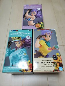 ドラゴンボール　GLITTER & GLAMOURS　BULMA　Bカラー　3種セット