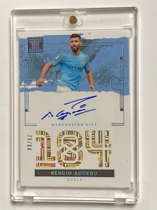 2023-24 Panini Impeccable Premier League Stats Autographs Sergio Aguero /84 セルヒオ・アグエロ 直書きサインカード