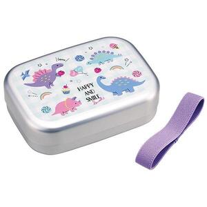 HAPPY AND SMILE アルミ弁当箱 370ml ランチボックス 保温庫OK レインボー 子供 子ども キッズ スケーター