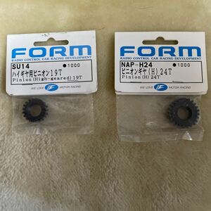 FORM kyosho 4サイクル スーパーテン FW03 FW04 2スピード 3スピード ピニオンギヤ セット NAP-H24 SU-14 フォルム ストレートベル用 京商