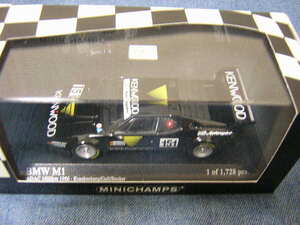 1/43　MINICHAMPS　1986年ニュルブルクリンク1000kmレース　BMW M1#151　H・ギャル、H・ベッカー、M・クランケンバーグ