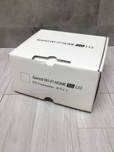 7839■KDDI Speed Wi-Fi HOME ホームルーター 5G L13 ホワイト IMEI○ 家電 通電○/動作未確認 箱有 2023年製