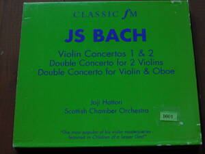 ＊1601 JS BACH Violin Concertos 1 & 2 Double Concerto for 2 Violins Double Concerto for Violin & Oboe Joji Hattori 服部譲二 輸入盤