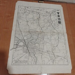 一宮市地図 愛知県全図 昭和13 帝国交通社 戦前古地図 古書和書 PD2　