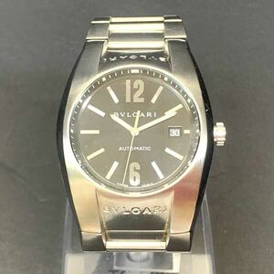 【稼働品】BVLGARI ブルガリ EG40S Ergon エルゴン SS AT D1049 AUTOMATIC 自動巻き メンズ 腕時計 リューズ正常 袋付き IK