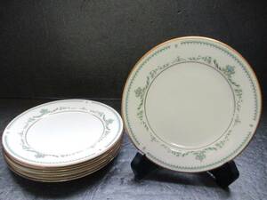 【人気】Noritake ノリタケ BLAKESLEY 16cmケーキ皿 ５枚セット 小さめ 銘々皿 アイボリー チャイナ 小花柄 上品 昭和レトロ プレート 中皿