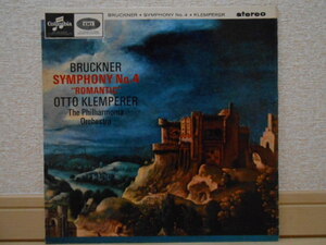 英COLUMBIA SAX-2569 クレンペラー ブルックナー 交響曲第4番 オリジナル盤