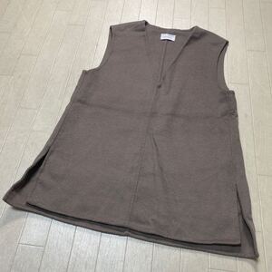 4049☆ UNITED ARROWS GREEN LABEL RELAXING トップス ベスト カジュアル レディース グレー