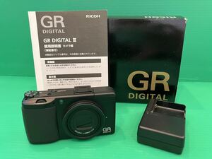 岡a◇ 008 RICOH リコー GR DIGITAL Ⅲ GR LENS f=6.0mm 1:1.9 00147742 コンパクトデジタルカメラ 中古品