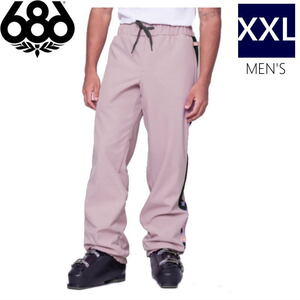 ● 686 WATERPROOF TRACK PANT カラー:DUSTY MAUVE XXLサイズ メンズ スノーボード スキー パンツ PANT 23-24 日本正規品