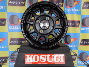 未使用展示品　H4　MOTOR　X1　4J-12 4H100 +43　軽トラ　軽バンなど　中古ホイール　神奈川県　