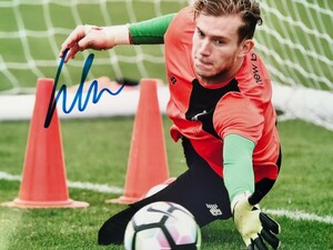 ロリス・カリウス直筆サイン入り超大型写真…Loris Karius…ドイツのサッカー選手…18