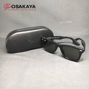 中古美品 Ray-Ban ORIGINAL WAYFARER CLASSIC RB2140-F ブラック グリーン レイバン サングラス ウェイファーラー 【送料全国一律600円】