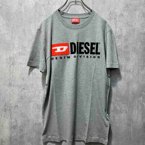 DIESEL Logo T-Shirt ロゴ半袖 tシャツ グレー SIZE M ディーゼル 店舗受取可