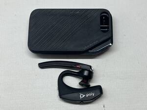 Poly（旧Plantronics) Voyager 5200 Bluetooth ワイヤレスヘッドセット（ブラック） 