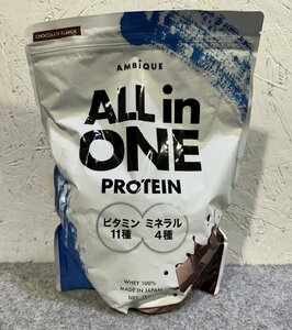 新品未開封 AMVIQUE アンビーク ALL in ONE PROTEIN オールインワン プロテイン ホエイ 1kg チョコレート風味 期限 2025.6