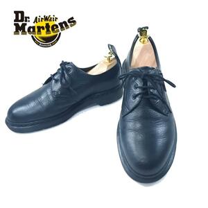 hws01274 ドクターマーチン Dr.Martens 1461 サイドジップ 3ホール UK6 オールブラック イギリス製