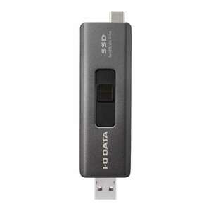 新品■I-O DATA SSPE-USC2B 外付けSSD スティック型 2TB USB 10Gbps（USB 3.2 Gen 2）USB-A/USB-C両対応 スライド式 ケーブルレス