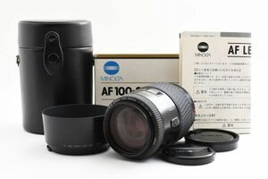 #3521 ミノルタ MINOLTA AF APO TELE ZOOM 100-300mm f4.5-5.6 Lens Sony A Mount [動作確認済] 美品