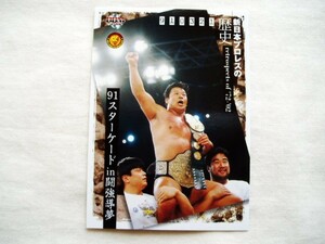 スターケードin闘強導夢 藤波辰爾 VS リックフレアー■BBM2002 新日本プロレスの歴史 炎の飛龍 NWA世界ヘビー級チャンピオンベルト RE