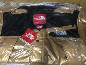 supreme the north face Metallic Mountain Parka GOLD シュプリーム S ノースフェイス メタリック マウンテンパーカー ゴールド