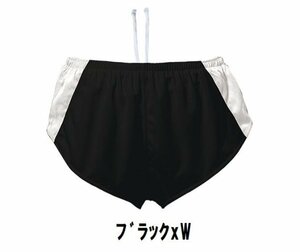 1199円 新品 メンズ ランニング パンツ ブラックxW XLサイズ 子供 大人 男性 女性 wundou ウンドウ 5580 陸上