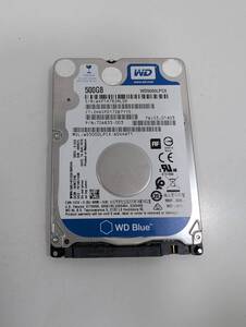 【使用時間1425時間】WD WD5000LPCX 500GB 2.5インチ 7mm 正常判定 YAHD0181