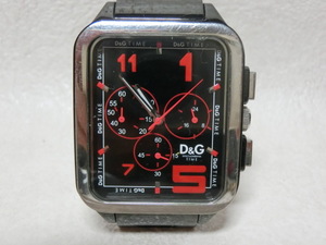 【№9043-O6005◎】中古品：希少 D&G TIME GERONIMO ドルチェ&ガッバーナ メンズ 腕時計　作動品　現状渡す