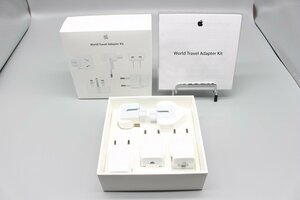【JUNK】Apple World Travel Adapter Kit ワールドトラベルアダプターキット MD837ZM/A 【tkj01019】